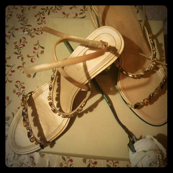 Enzo Angiolini Shoes - Enzo Angiolini Lucite Wedge Sandal